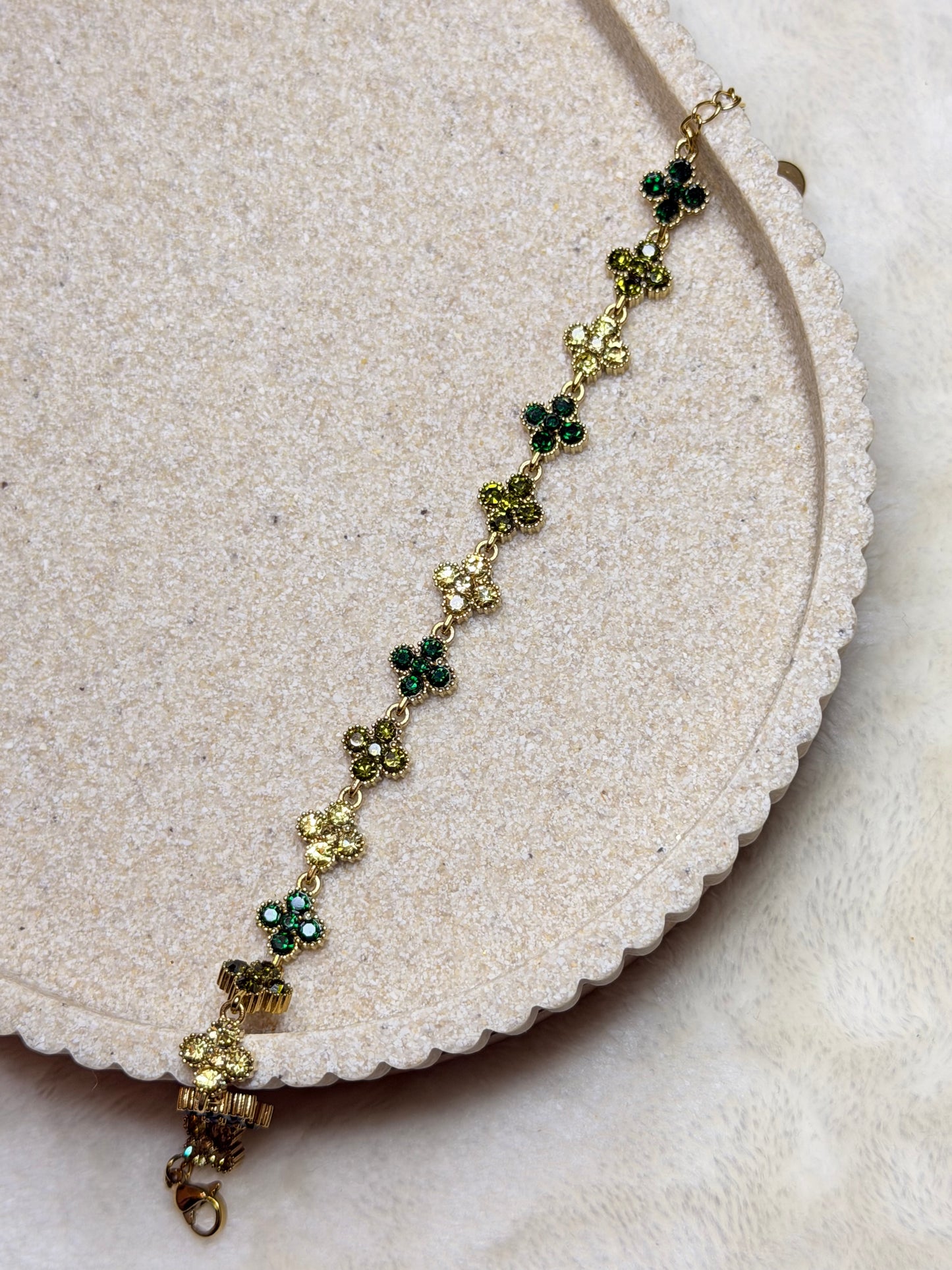 Bracelet Trèfle Vert💚