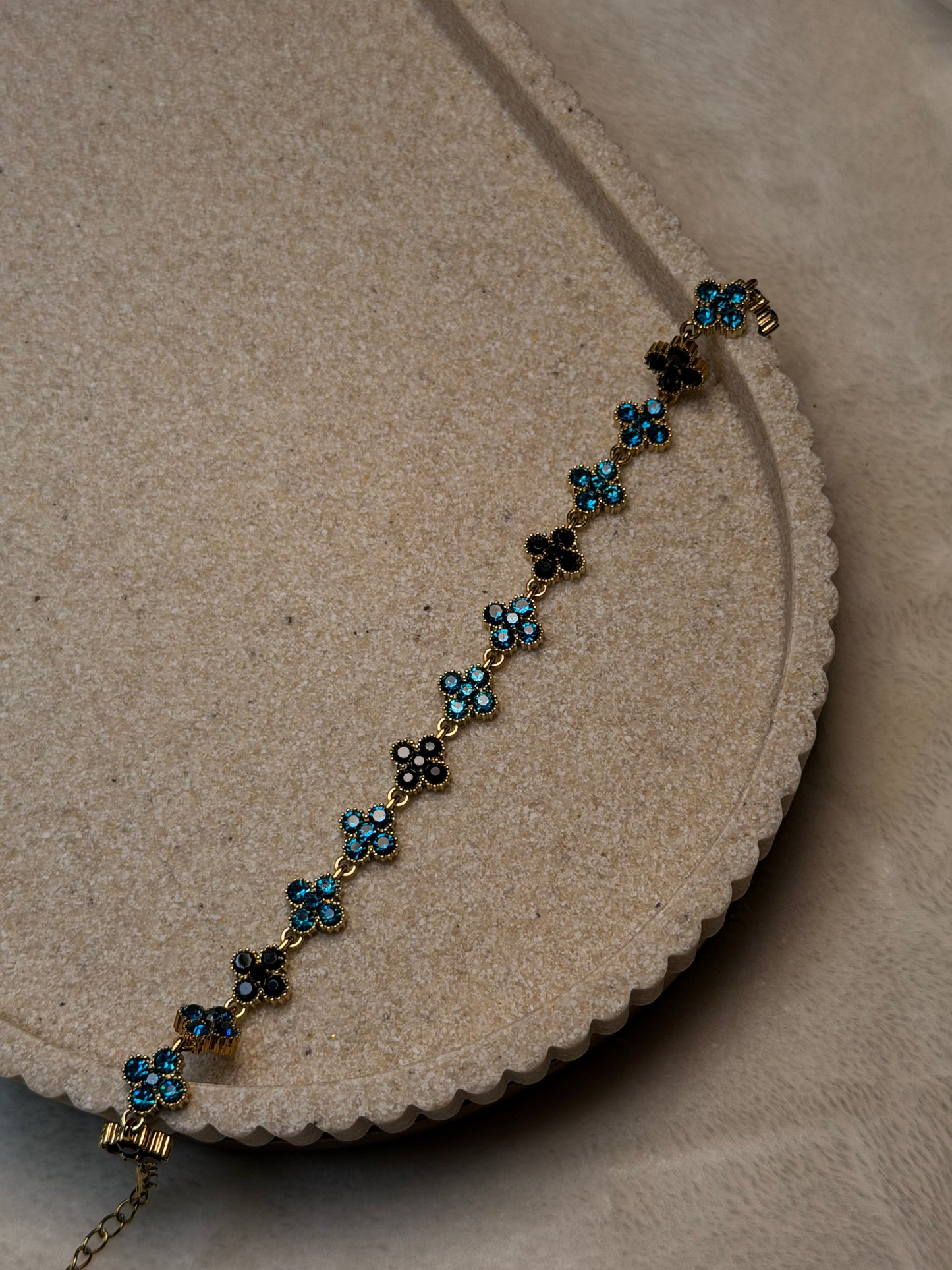 Bracelet Trèfle Bleu💙🩵
