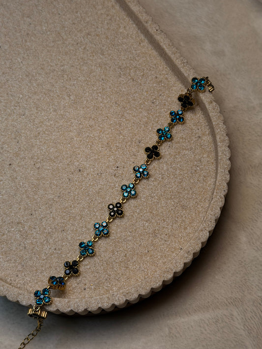 Bracelet Trèfle Bleu💙🩵