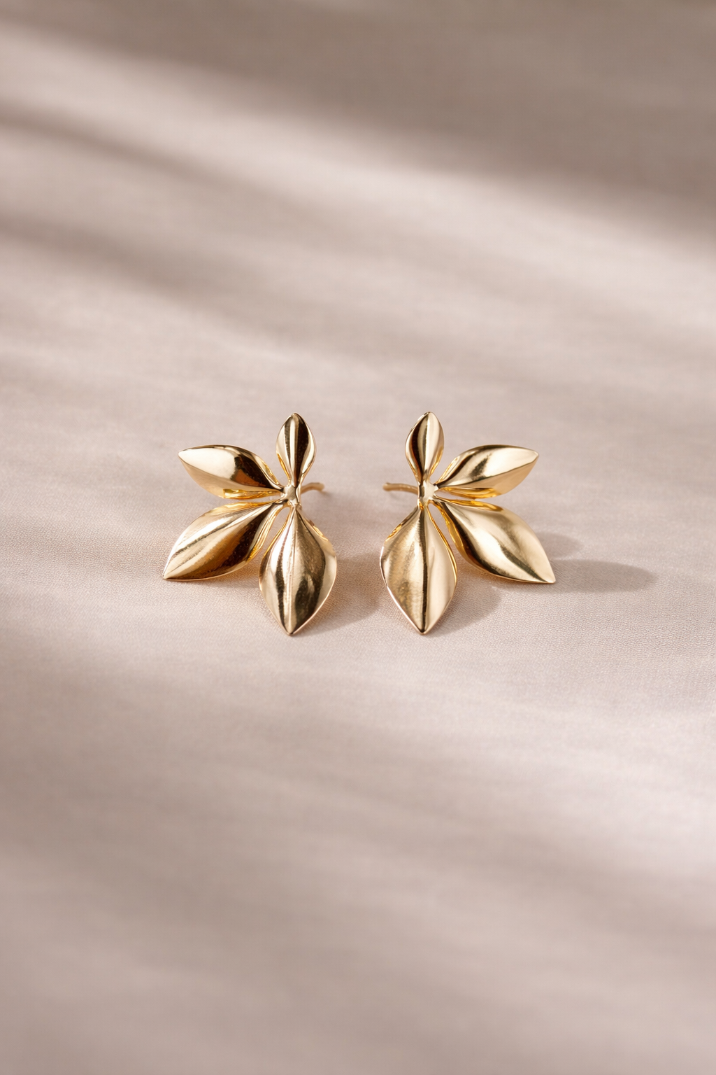 Boucles d’oreilles Feuille