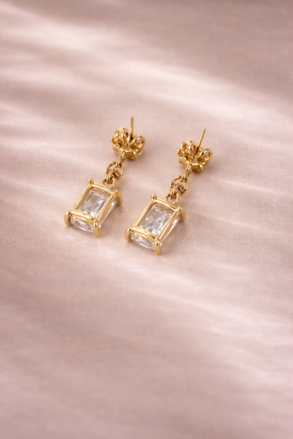 Boucles d’oreilles Pendantes Strass
