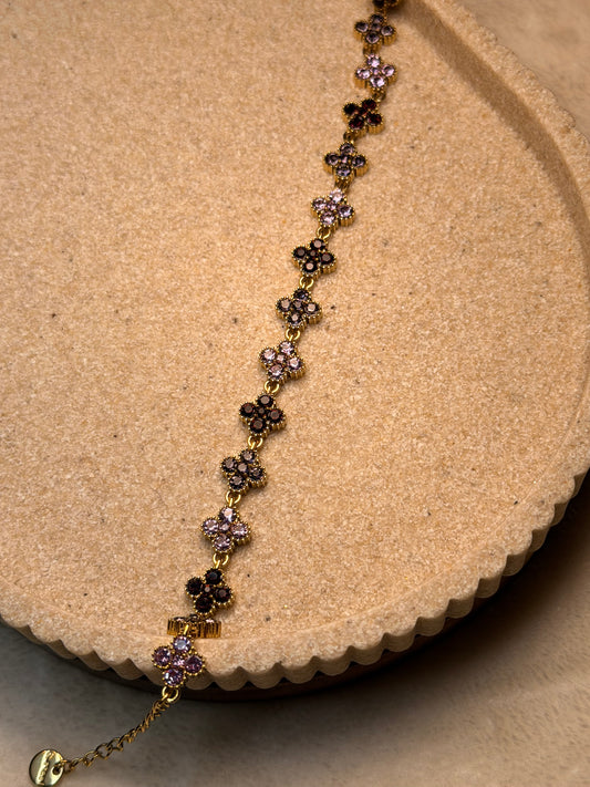 Bracelet Trèfle Violet 💜